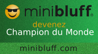 Jordane joue au Minibluff